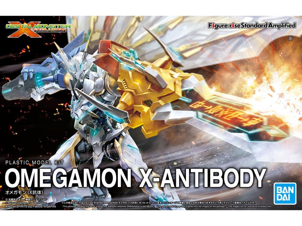 Figure Rise Standard Digimon X-Evolution Omegamon X Antibody (Amplified) Model Kit - Build & Display for Anime Fans & Collectors - Perfect for Home Decor, Gaming Room, or Gift for Digimon Lovers