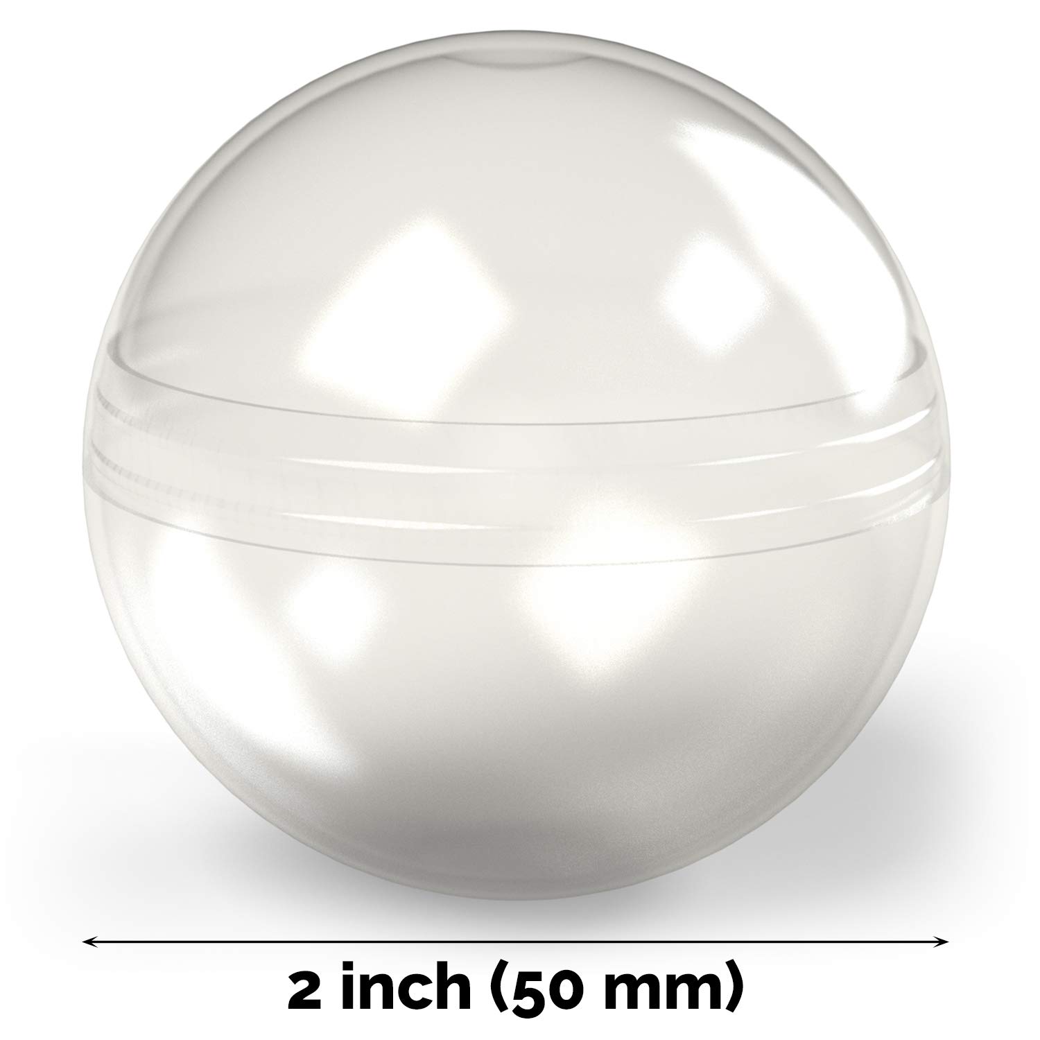 Glow in The Dark Alien Figurines & Clear Vending Machine Capsules - 100 Pcs Small Plastic Toys + 100 Empty Capsules for Kids Party Favors, Classroom Rewards & DIY Toy Projects