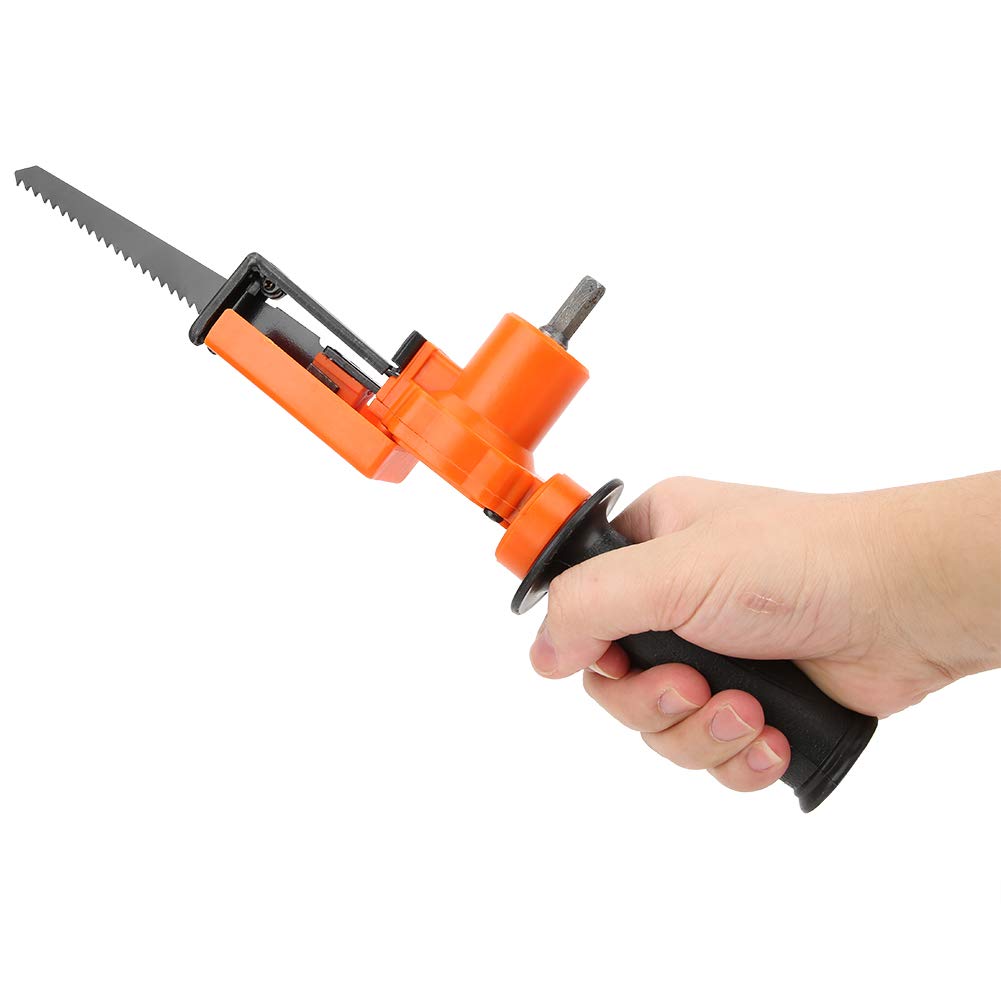 Reciprocating Saw Adapter Kit - Convert Electric Drill into Reciprocating Saw | Portable Power Tool Accessory for Wood Cutting, Metal Sawing & DIY Projects | Ideal for Home Renovation, Construction & Crafting