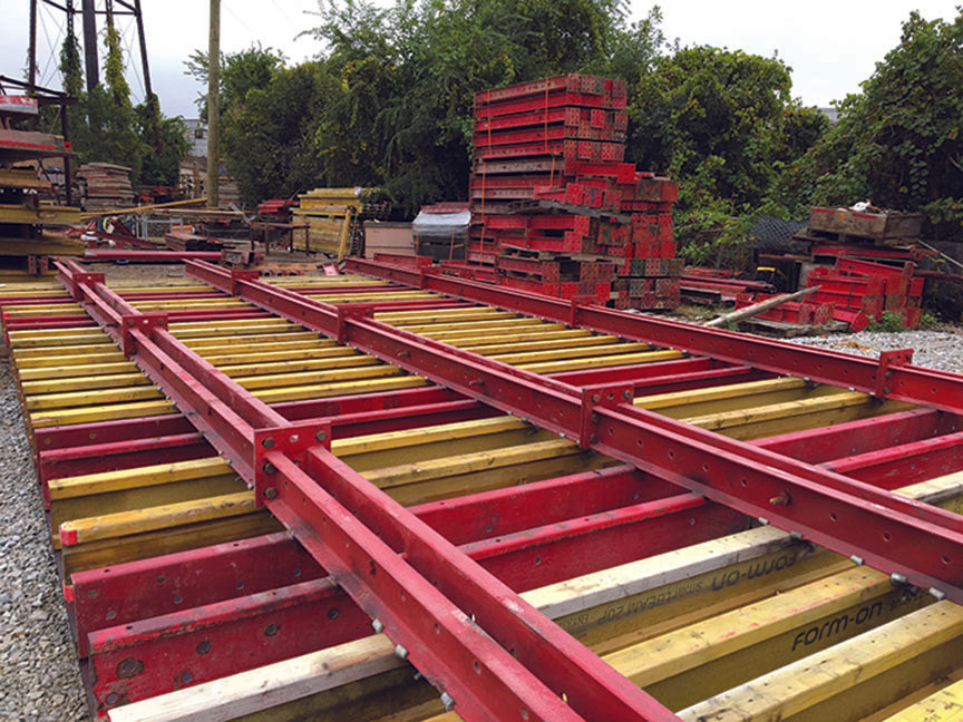 Heavy Duty Butt Plate Walers for Concrete Formwork - Durable Construction Scaffolding Supports for Secure and Stable Building Projects