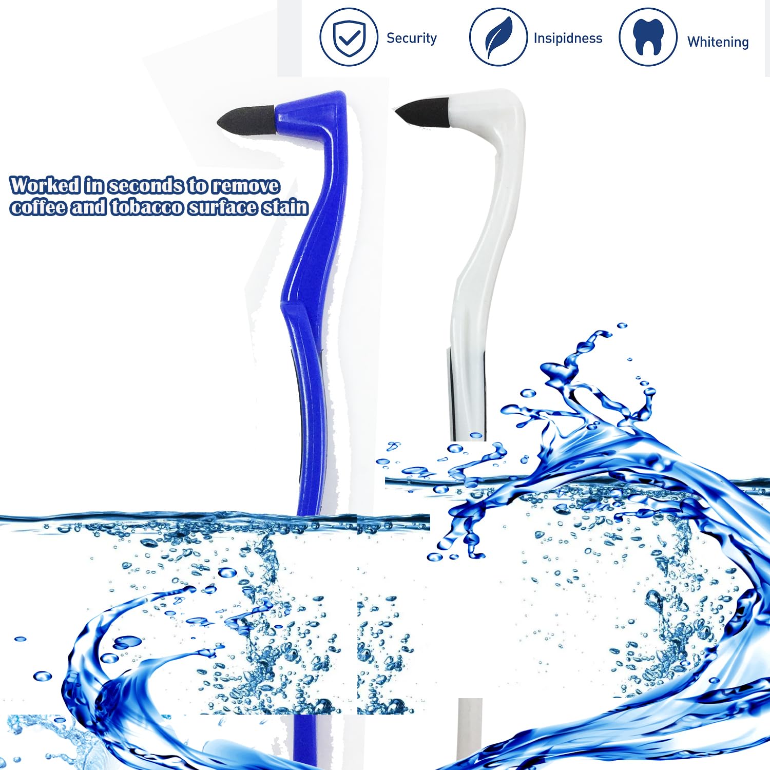 Professional Teeth Whitening Kit - Stain Remover & Tartar Eraser Tool for Dental Plaque Cleaning, Home Calculus Removal, Non-Electric Dentist-Grade Polisher | Perfect for At-Home Oral Care & Smile Brightening