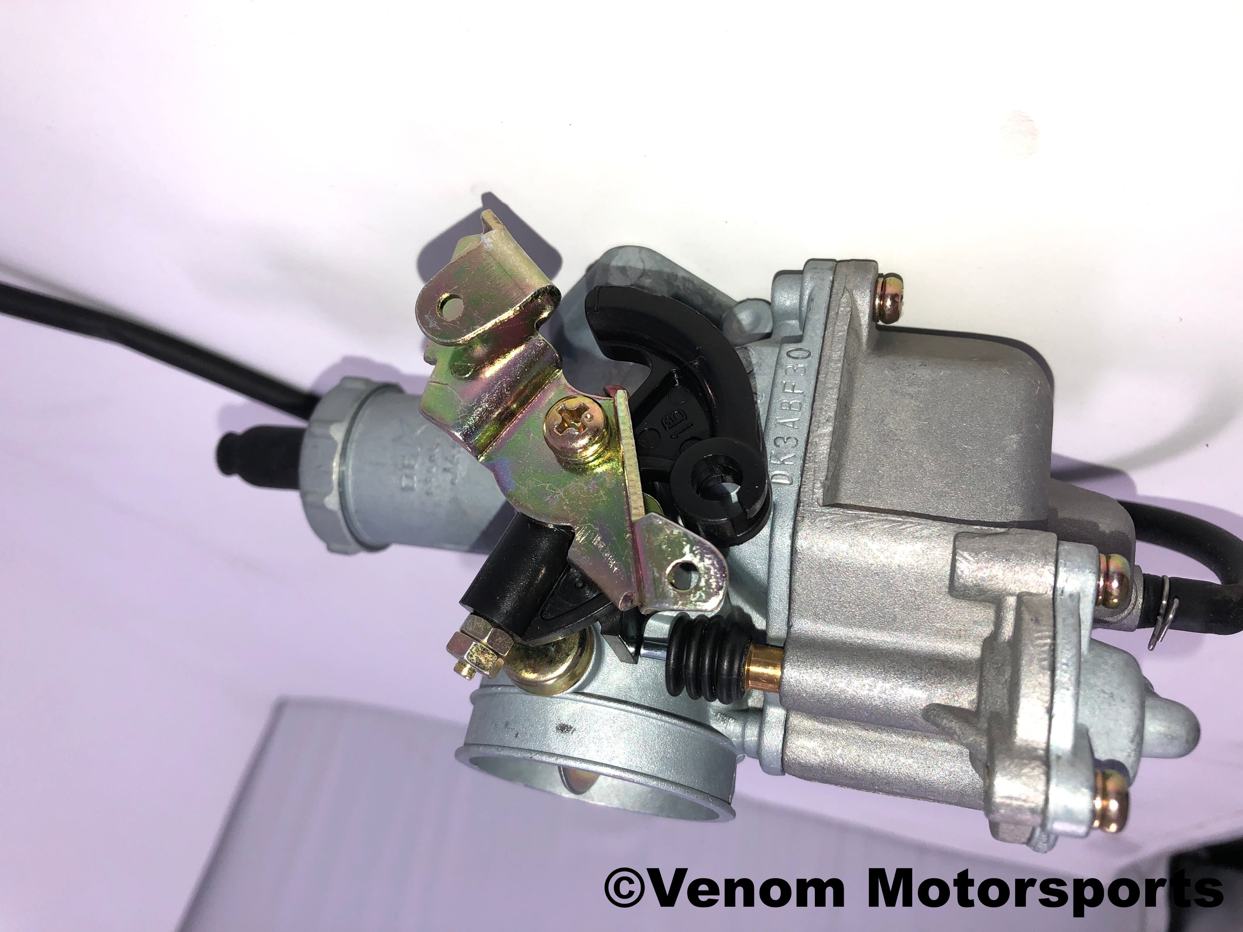 Replacement PZ30 Carburetor for Venom 250cc Motorcycles - High Performance Air Fuel Mixture System - Perfect for Off-Road, Dirt Bikes & ATV Riding