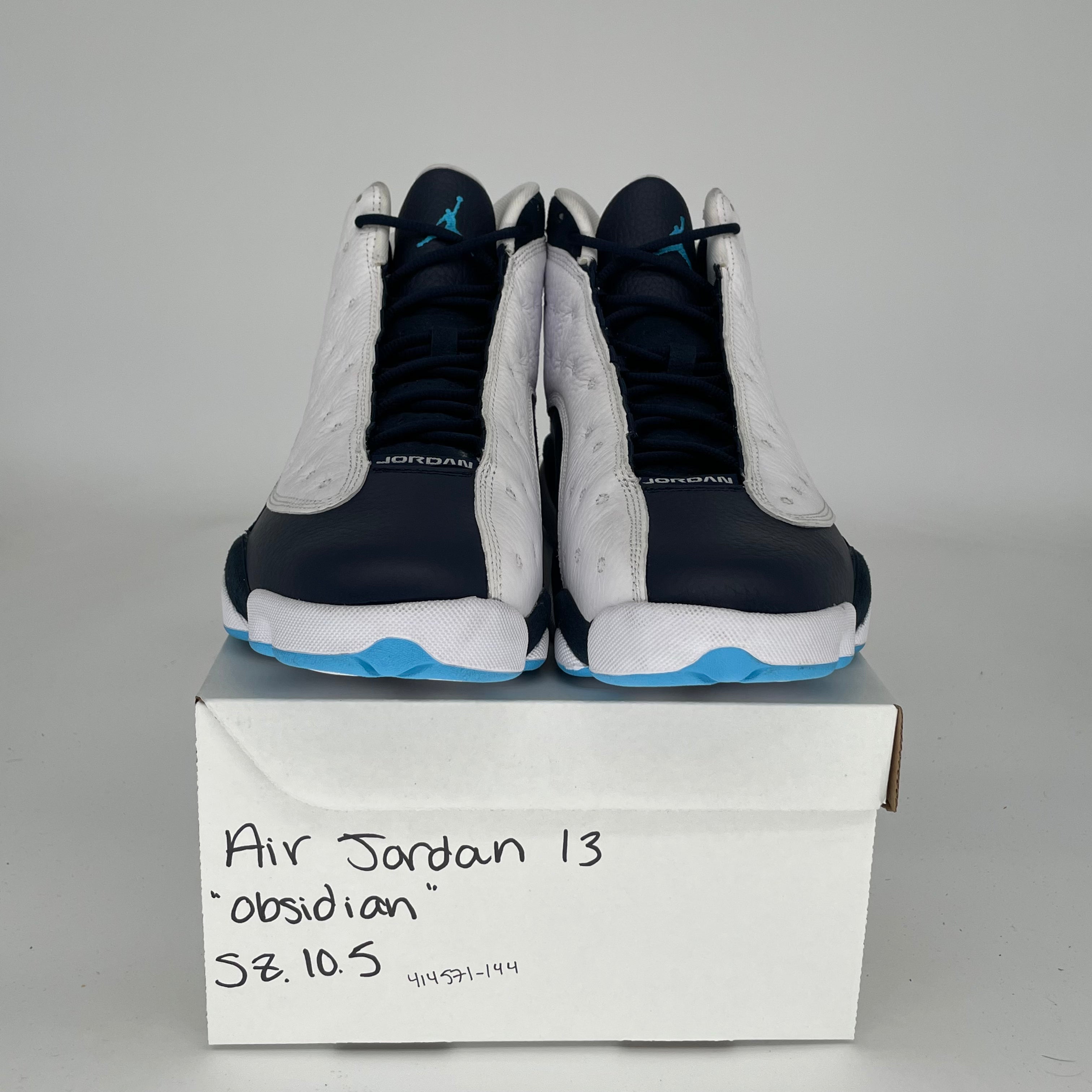 AIR JORDAN 13 OBSIDIAN Men's Basketball Shoes Size 10.5 - 414571-144 | Retro Sneakers for Running, Training & Streetwear Fashion