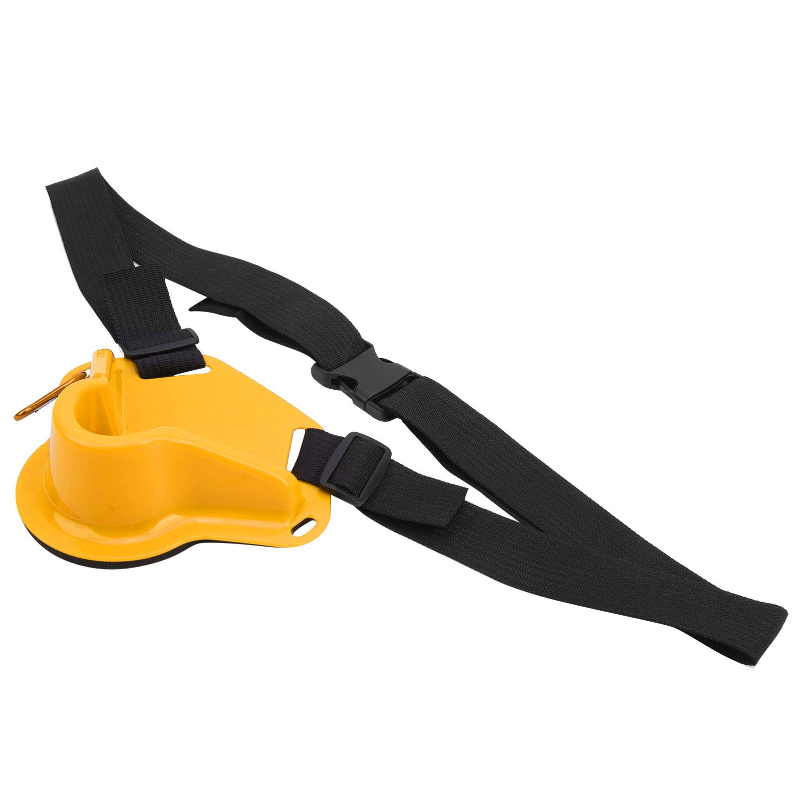 **Fishing Waist Belt – Portable Tackle Storage with Support – Boat & Shore Fishing Gear (Yellow) – Perfect for Anglers & Outdoor Adventures**