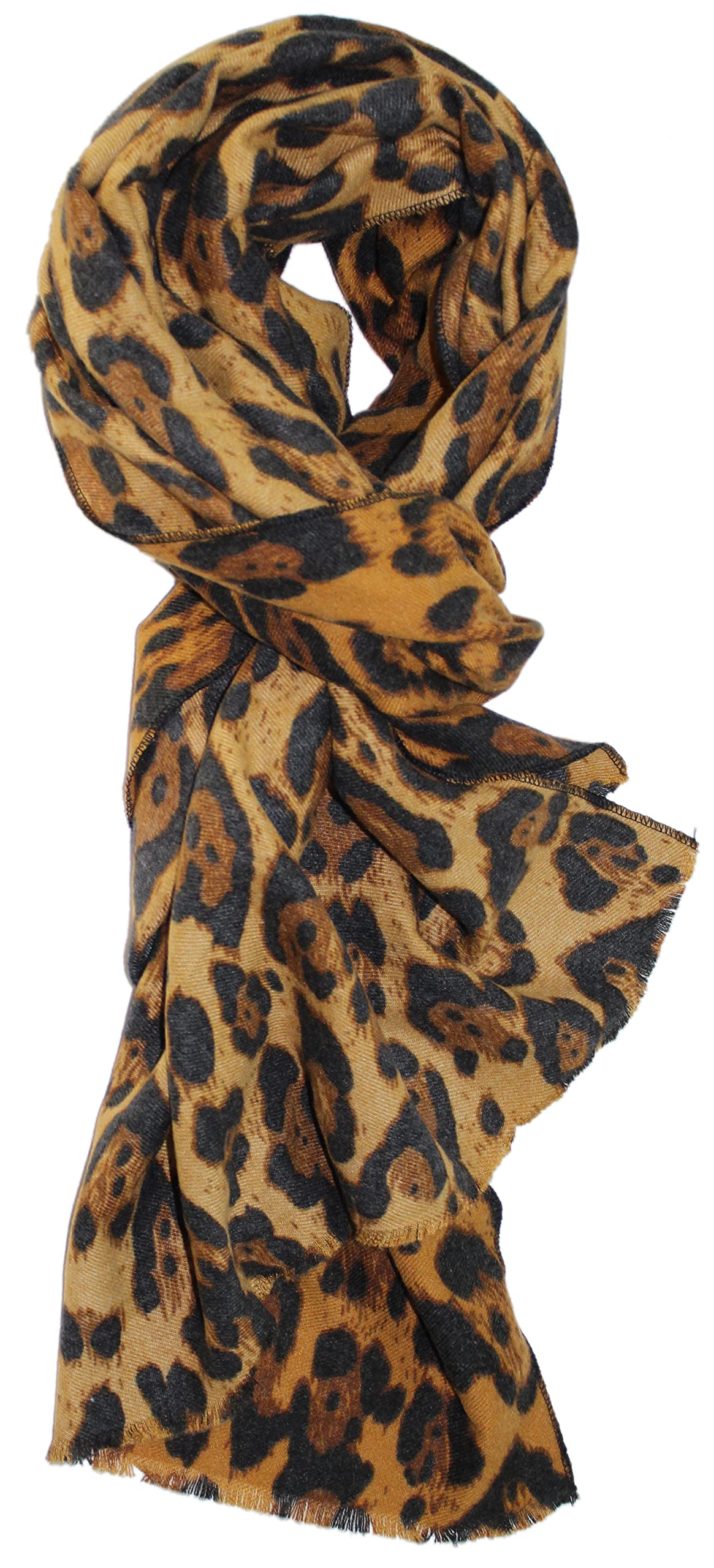 Luxury Leopard Print Scarf - Elegant Fashion Accessory for Women
