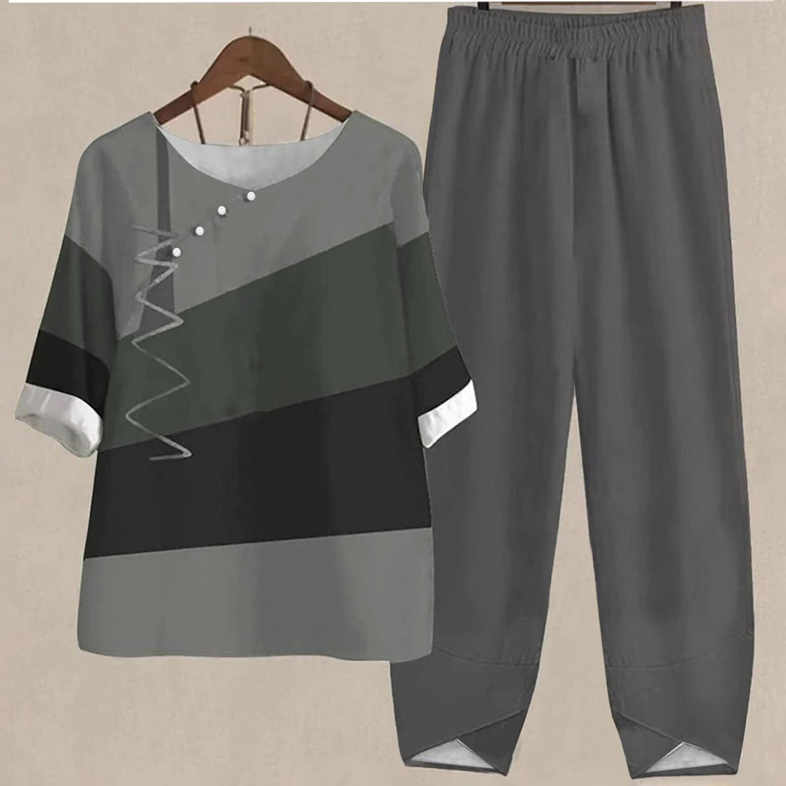 2024 Plus Size Sweater Sets for Women - 2 Piece Lounge Outfits with Palazzo Pants | Cozy Wide Leg Lounge Wear for Home, Office & Casual Outings | Women's Comfortable Outfits