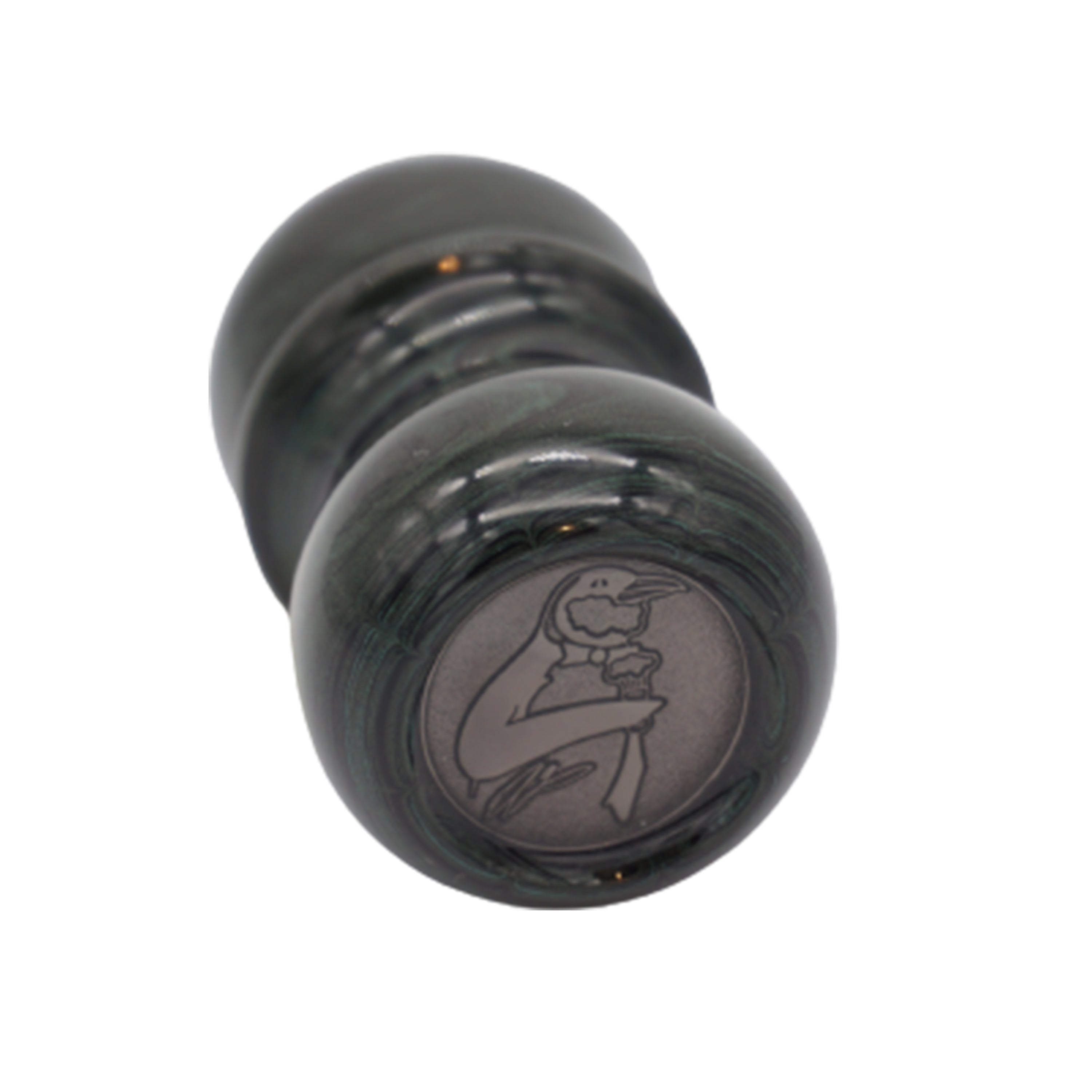 Premium Jaguar Ebonite Handcrafted Shaving Brush Handle - Fits 24mm & 26mm Knots - Perfect for Wet Shaving & Grooming Gifts for Men