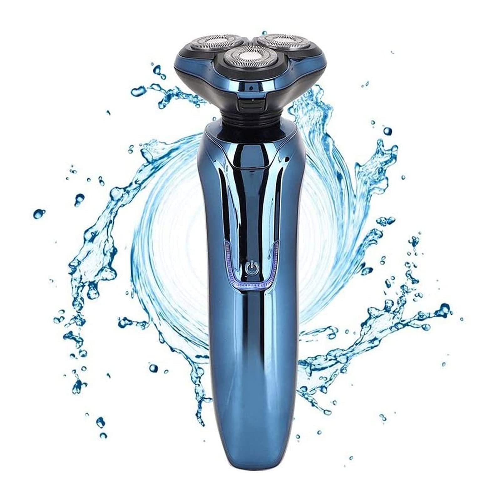 LIIAV Electric Shavers for Men - Waterproof Cordless USB Rechargeable Rotary Razor with Beard Trimmer - Perfect for Dry & Wet Shaving at Home, Travel or Gifts for Husband