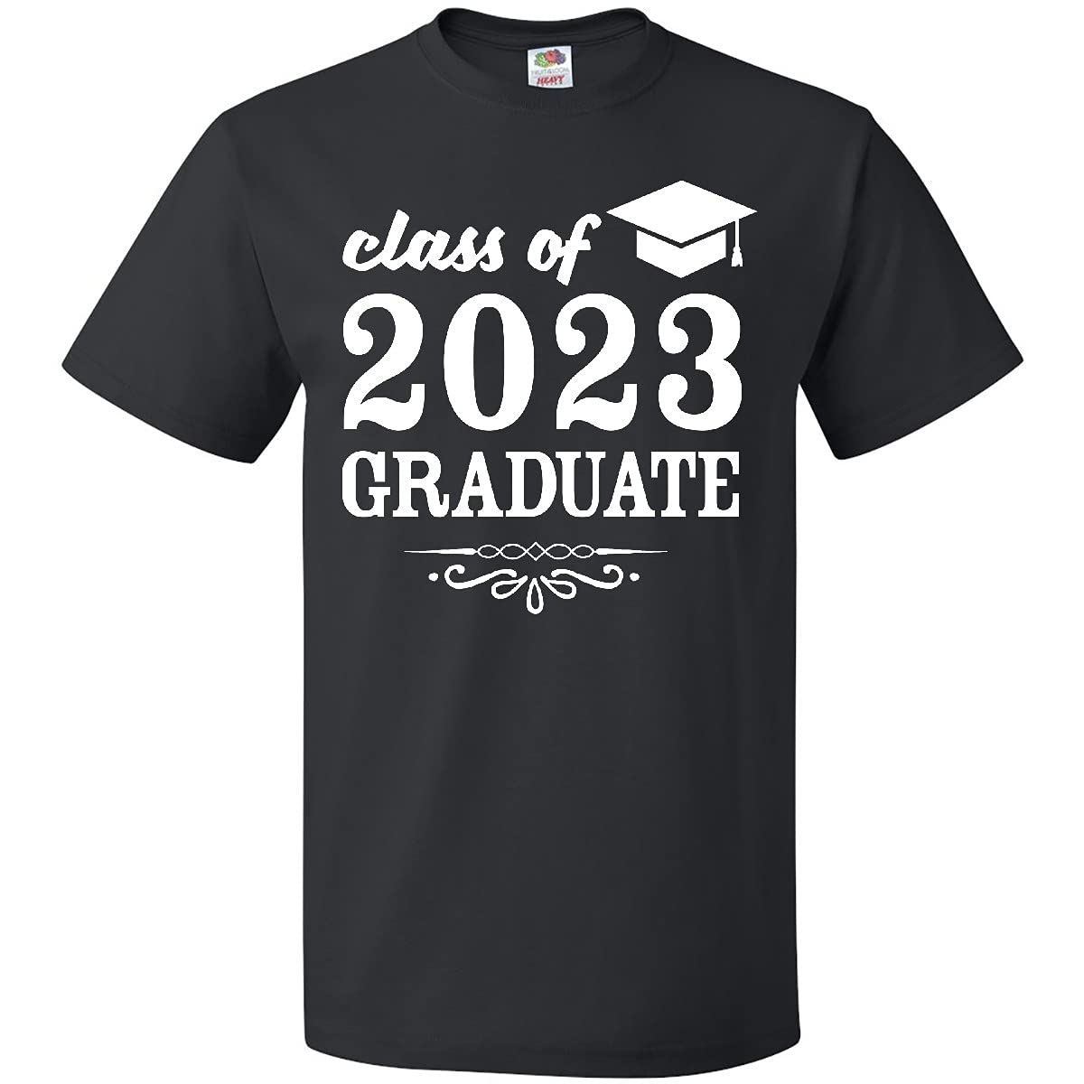 Inktastic Class of 2023 Graduate T-Shirt with Graduation Cap Design - Perfect for Graduation Ceremonies, Parties & School Celebrations