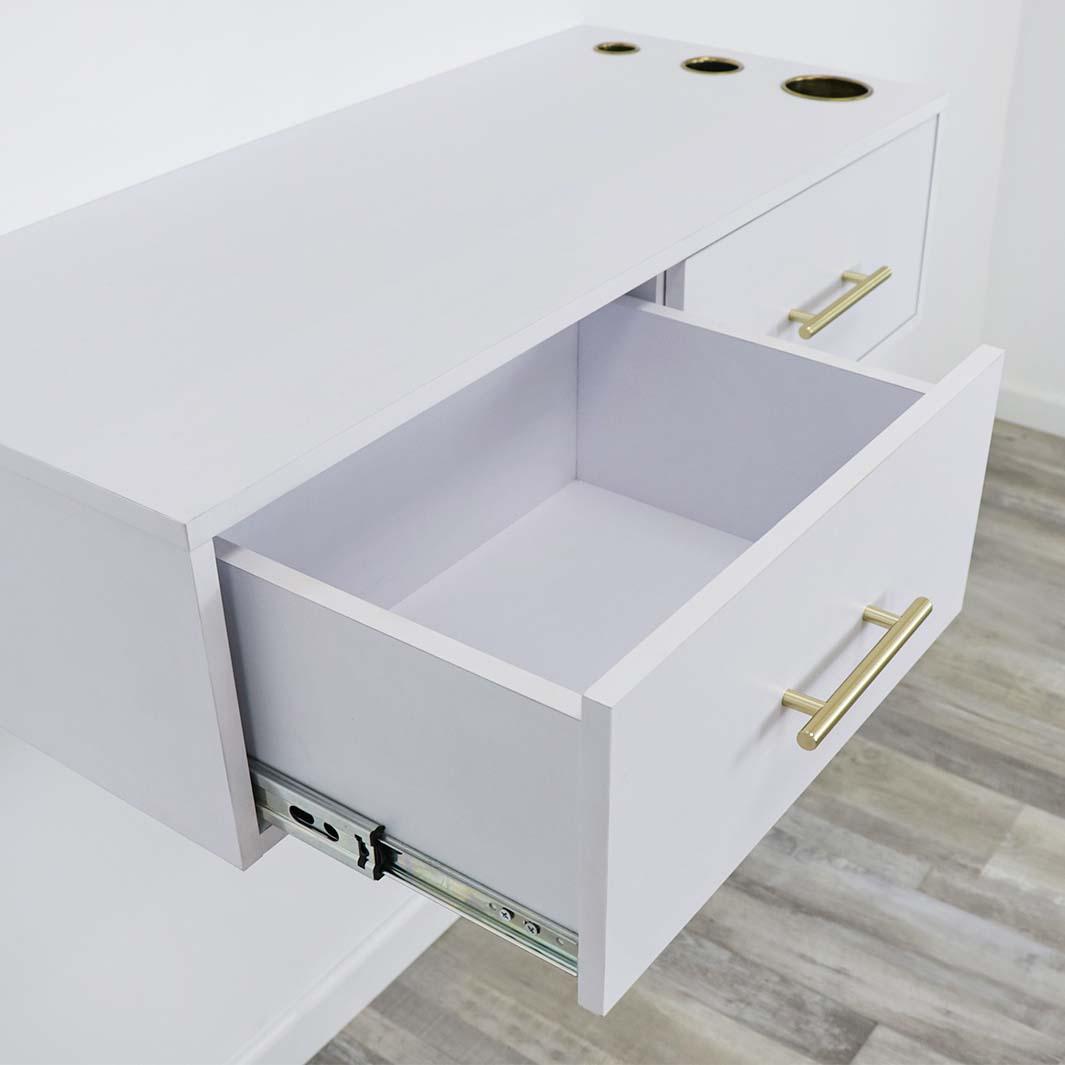 Broadway Professional Hair Styling Station - Salon Quality Vanity Mirror with Lights & Storage for Home & Professional Use | Perfect for Makeup, Hair Styling & Beauty Salon Setup