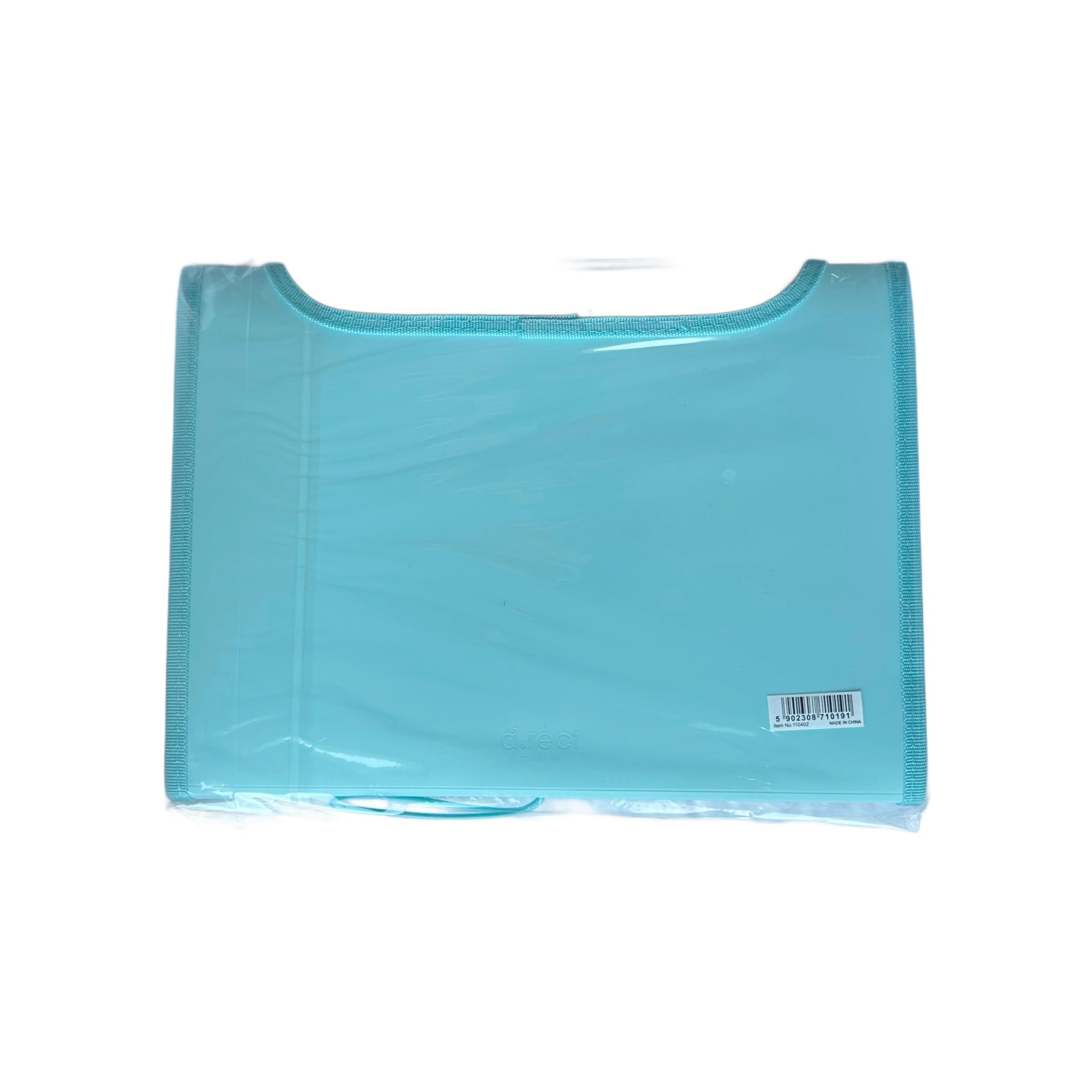 5590 Expandable A4 Document Folders with 12 Compartments - Peppermint Color for Office Organization, School Supplies, and File Storage