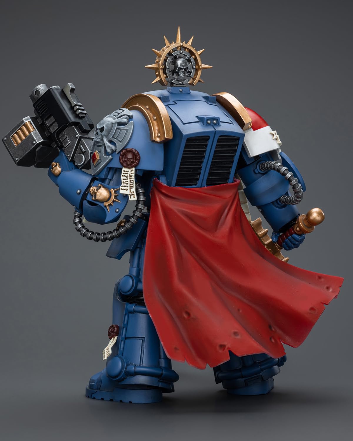 Pipigirl JoyToy Warhammer 40K Licensed 1:18 Scale Ultramarines Terminator Captain Severus Agemman Action Figure - 5.62 Inch Highly Detailed Collectible Model Kit for Tabletop Gaming & Display