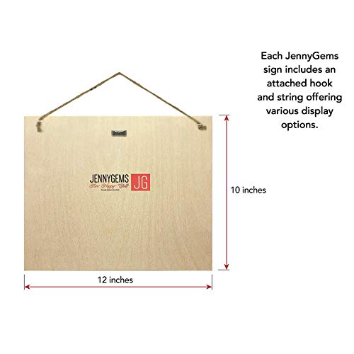 JennyGems 10x12 Inch Wooden Guest Book Sign - Elegant Wedding Reception Decor for Showers, Ceremonies & Parties (Brown) | Perfect for Guestbook Tables, Wedding Signs & Event Decorations