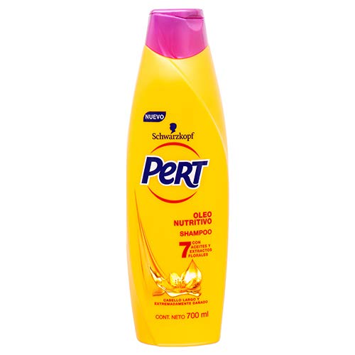 Pert New 377824 Nourishing Oil Shampoo 700ml (Bulk Pack) - Wholesale Professional Hair Care for Dry & Damaged Hair - Salon Quality Shampoo with Metal Packaging - Perfect for Salons, Spas & Home Use