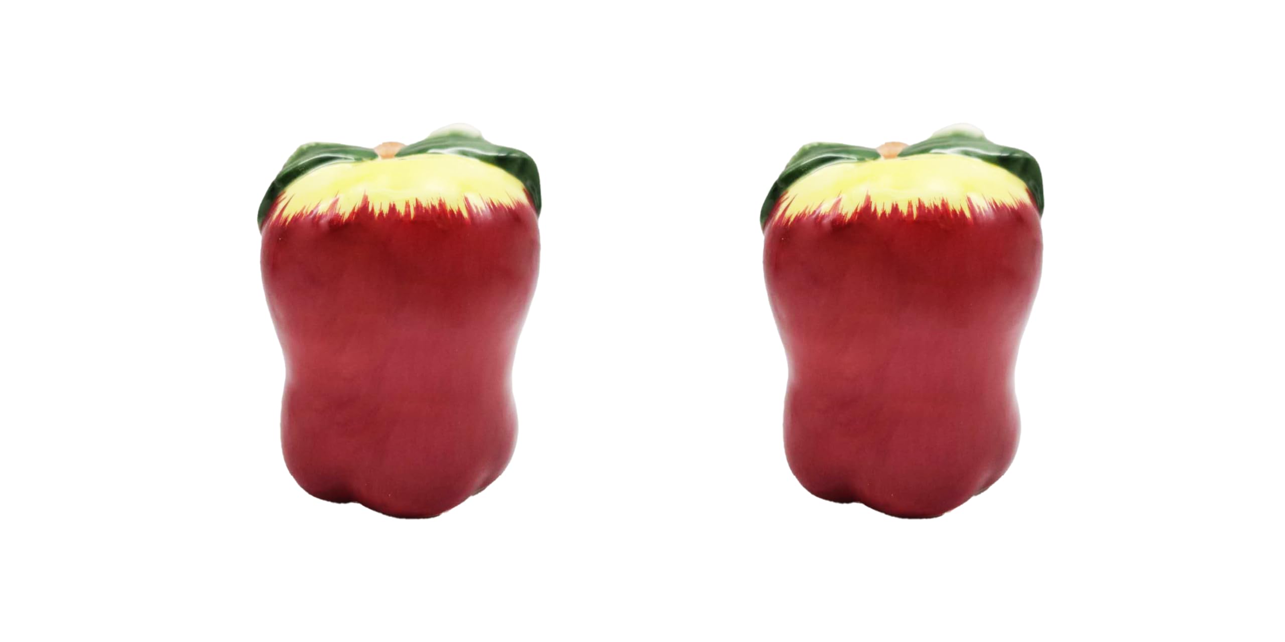 3D Apple Salt and Pepper Shakers Set - Cute Fruit-Shaped Kitchen Decor for Dining Table, Spice Dispenser for Home, Restaurant, and Party Use