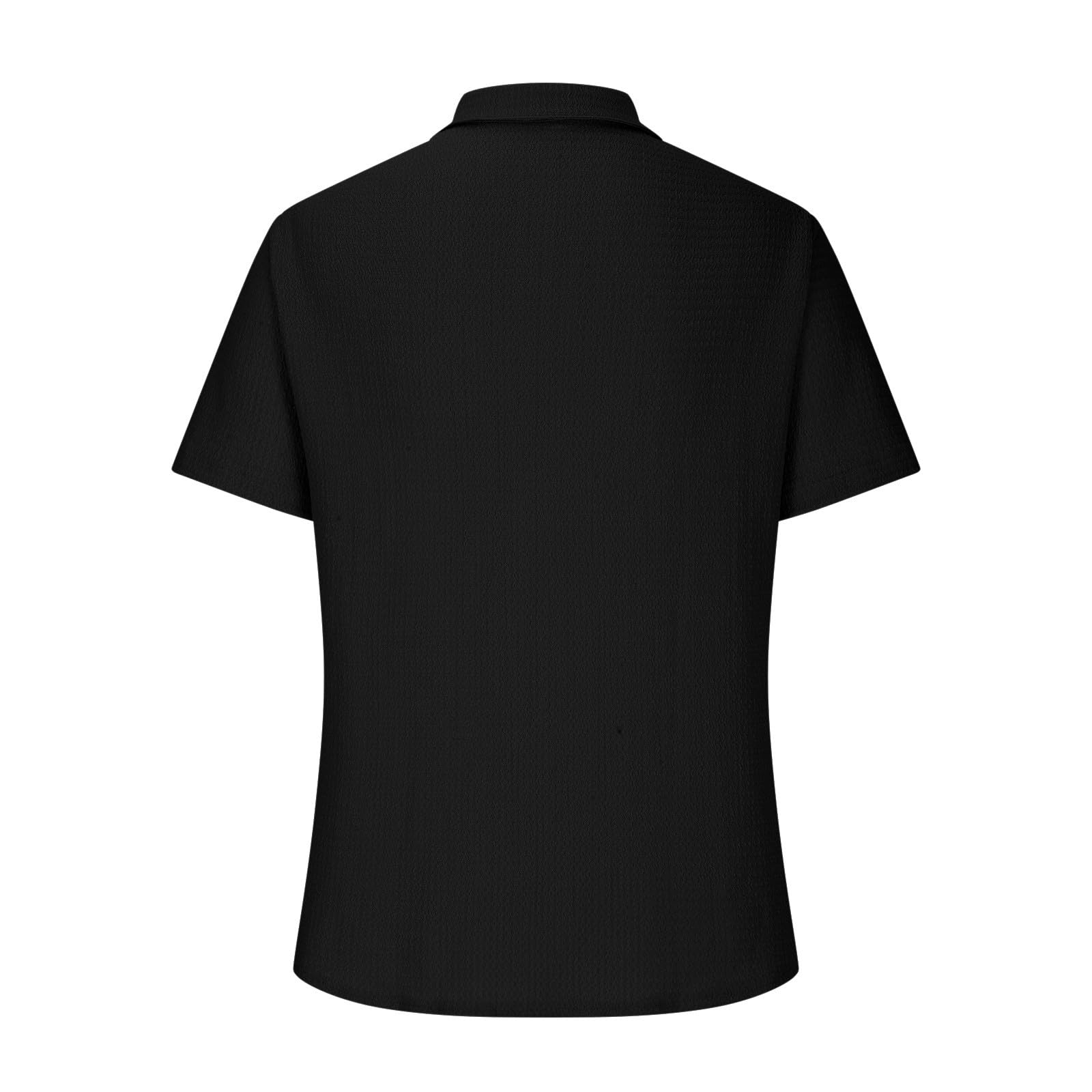 Men's Cotton Linen Short Sleeve Button Down Shirt - Breathable Business Casual Dress Shirt for Summer, Beach & Hawaiian Style | Office Wear, Vacation Outfit & Outdoor Activities