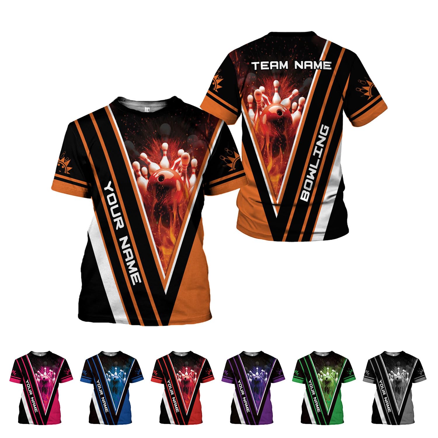 Custom Bowling Shirts for Men & Women - Personalized Unisex Bowling Jerseys - Team & League Uniforms - Perfect for Bowling Tournaments, Leagues & Casual Play
