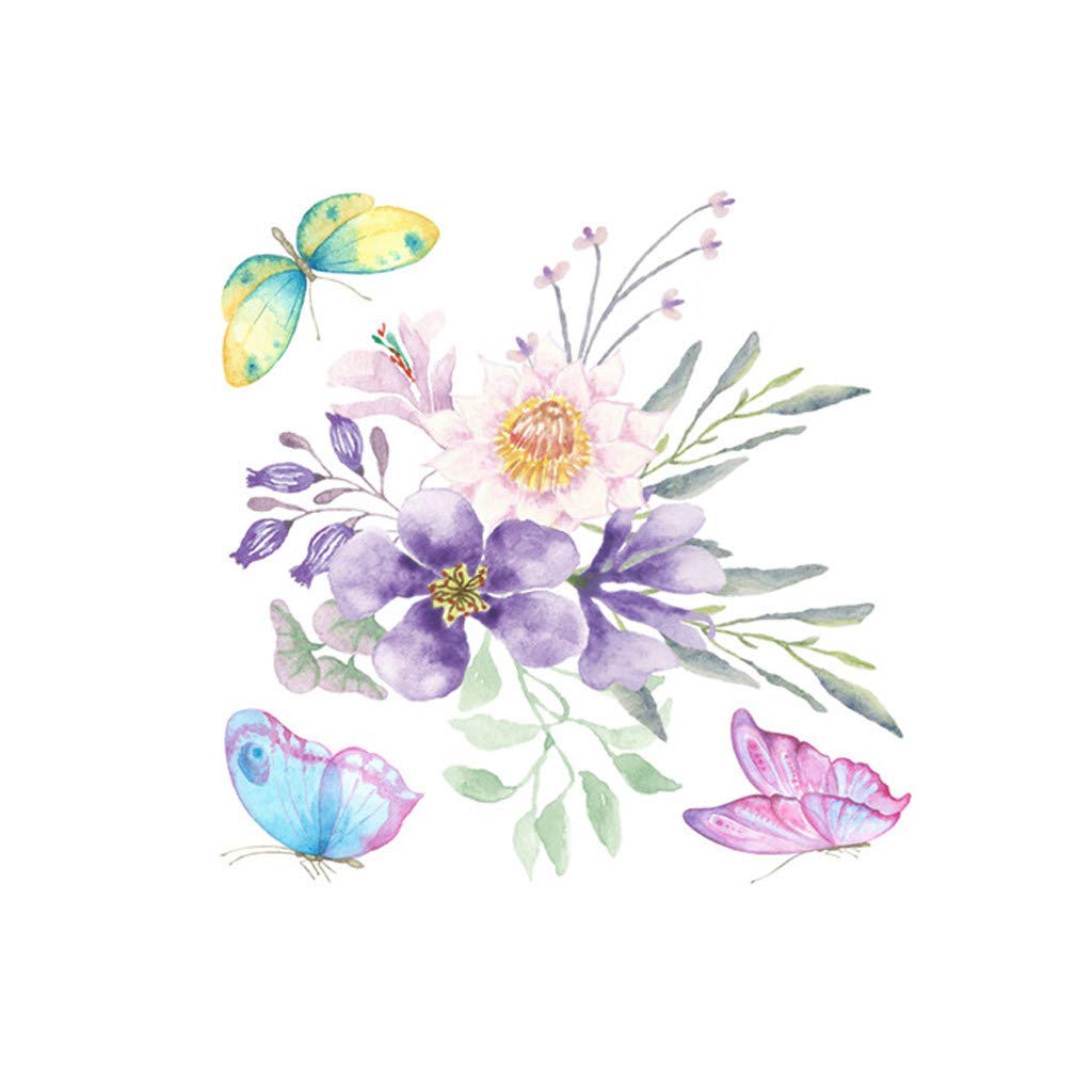 Flower Wall Sticker - COOH Toilet Fridge Decoration for Home & Office