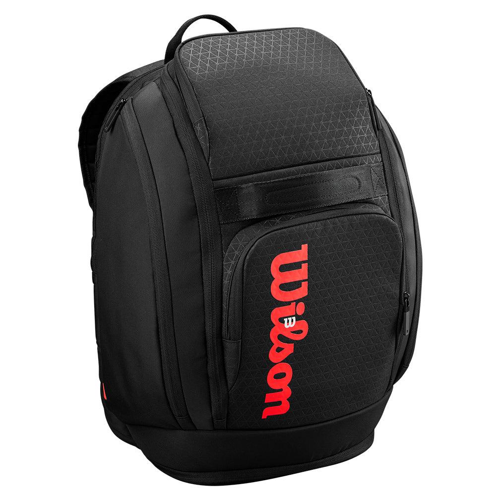 Clash V3 Tennis Backpack - Black & Infrared | Durable Sports Bag for Tennis Players | Perfect for Tournaments, Training & Gym Use