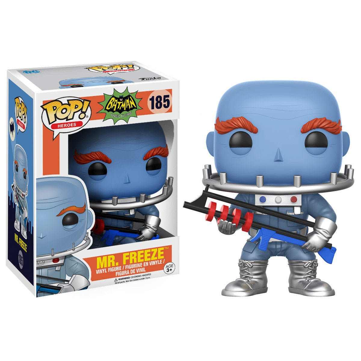 Vintage 1960s Batman Mr. Freeze Pop! Vinyl Figure - 1966 TV Series Collectible - Perfect for DC Comics Fans, Display Shelves & Pop Culture Collections