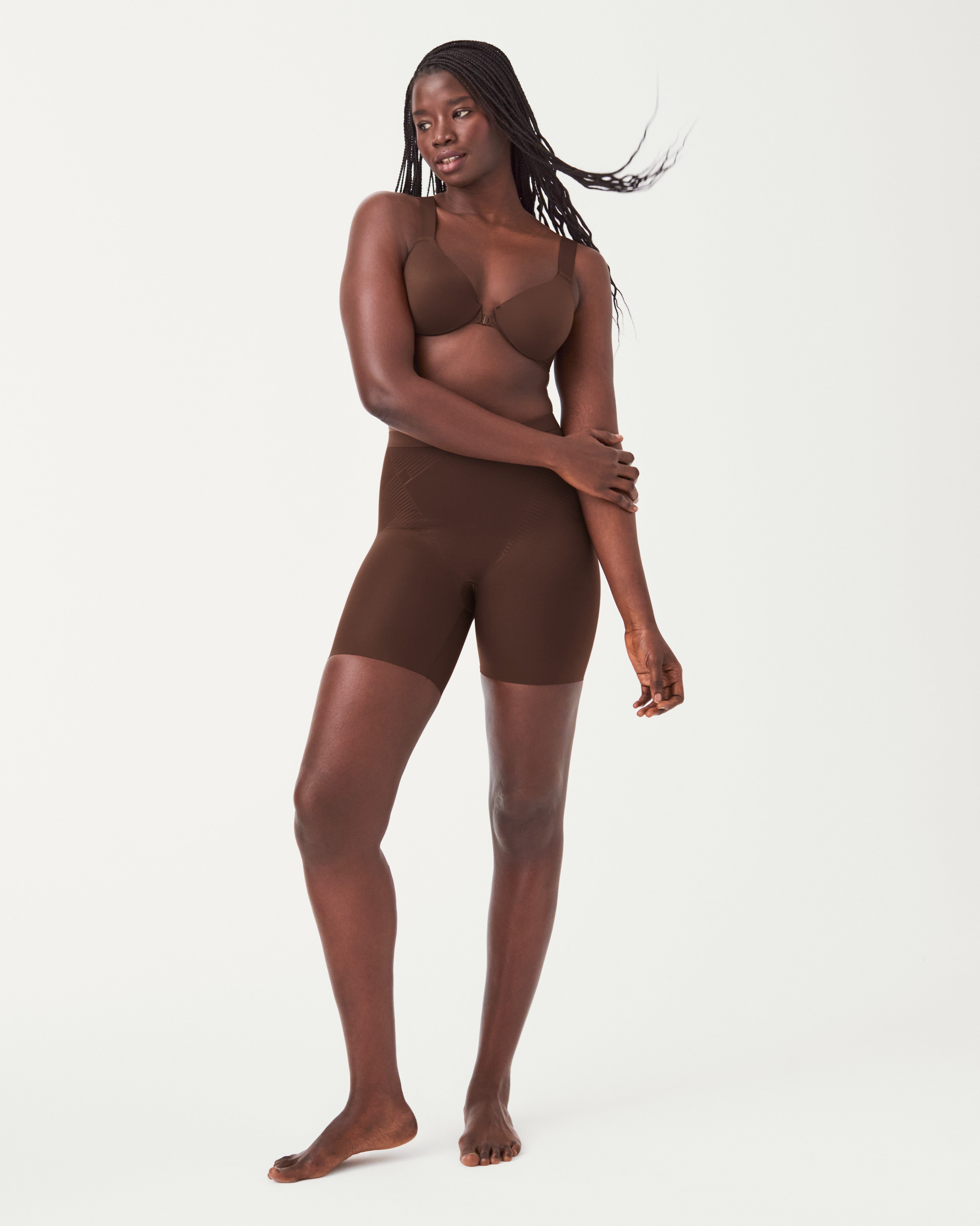 SPANX Shapewear Invisible Girl Shorts - High Waist Slimming Underwear for Women | Perfect for Everyday Wear, Workout & Layering Under Dresses