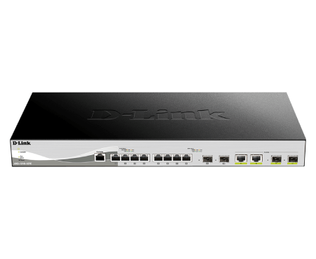 D-Link DXS-1210-12TC 10 Gigabit Smart Managed Switch - 12-Port Network Switch for High-Speed Data Transfer | Ideal for Office, Data Center & Home Networking