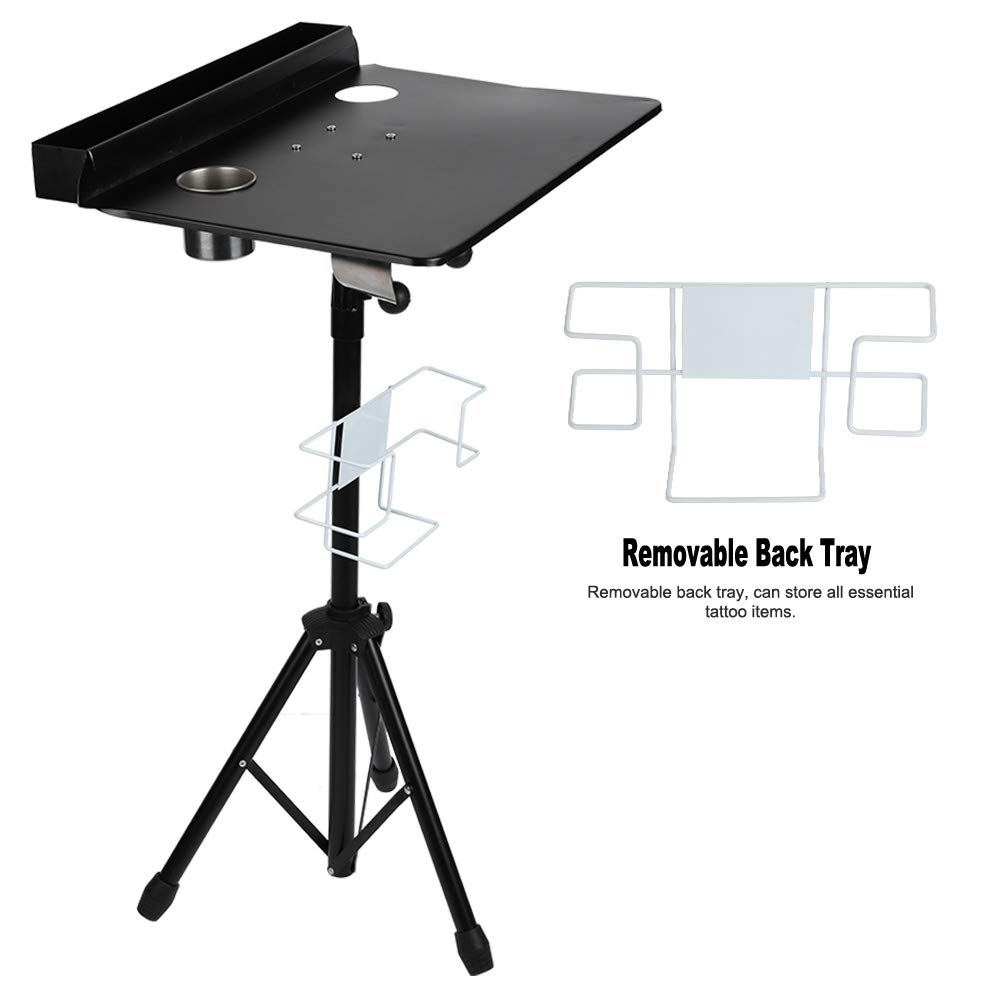 Professional Lightweight Portable Detachable Tattoo Desk - Adjustable Tattoo Artist Table for Salon & Studio - Perfect for Tattoo Supplies Organization & Client Comfort