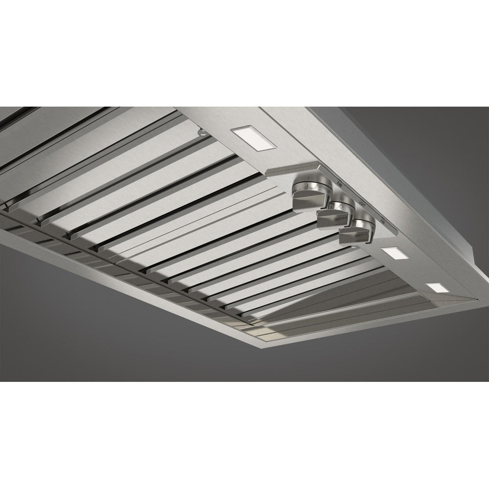 Fulgor Milano 34-inch 1000 CFM Professional Stainless Steel Range Hood Insert with Knob Controls (F6BP34DS1) - Perfect for Modern Kitchens & High-Volume Cooking