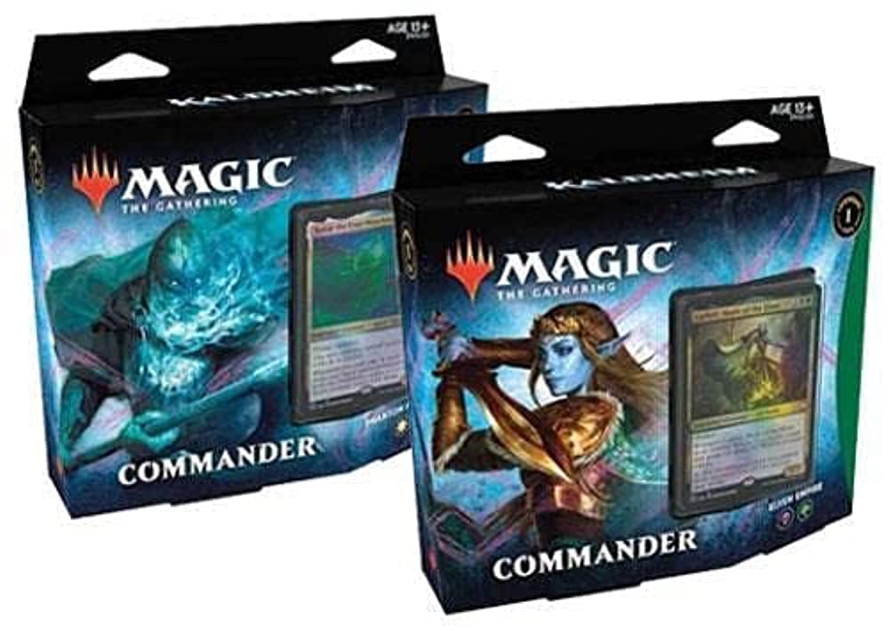 MTG Magic Kaldheim KHM Commander Decks - Complete Set of 2 Decks for Epic Multiplayer Battles | Perfect for Commander Format & Magic: The Gathering Tournaments