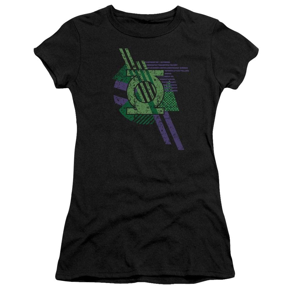 Green Lantern Lantern Shapes Graphic Tee - Junior's Superhero T-Shirt for Fans & Collectors - Perfect for Cosplay, Comic Con & Everyday Wear