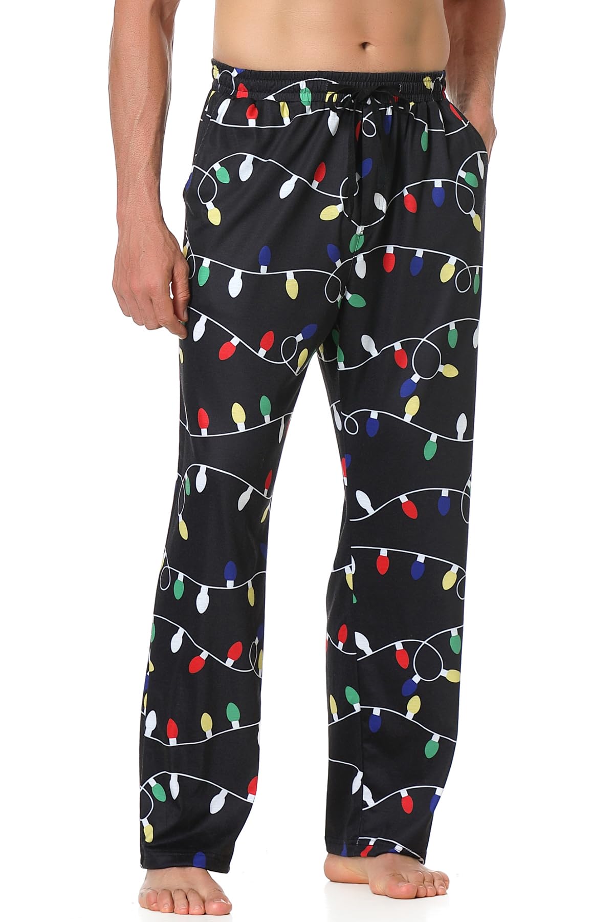 Men's Christmas Pajama Pants - Festive Holiday Sleepwear with Fun Ugly Print | Cozy Lounge Wear for Xmas Parties & Family Gatherings