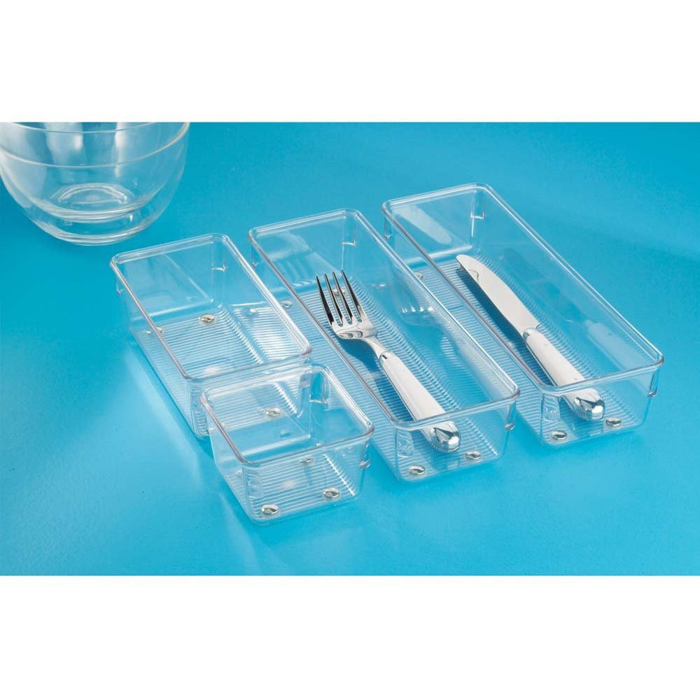 LINUS Drawer Organizer - 5cm Deep Storage Solution for Kitchen, Office & Bathroom Organization