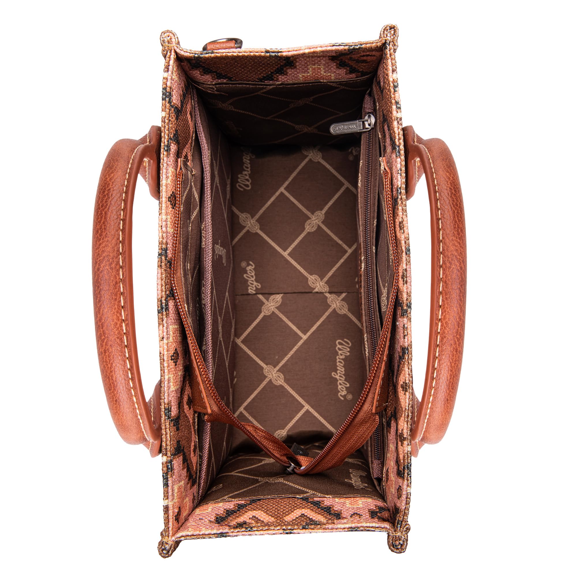 Wrangler Aztec Tote Bag for Women - Stylish Boho Shoulder Purse & Handbag - Perfect for Work, Travel, and Everyday Use