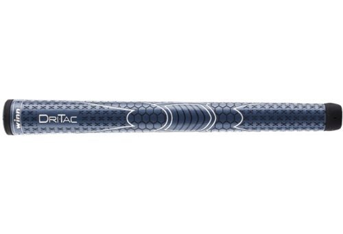 Premium Winn DriTac Standard Navy-Blue Golf Grip Kit (13 Grips, Tape, Clamp) - Perfect for Golf Club Regripping & Performance Enhancement | Ideal for Golfers, Coaches & Club Repair Shops