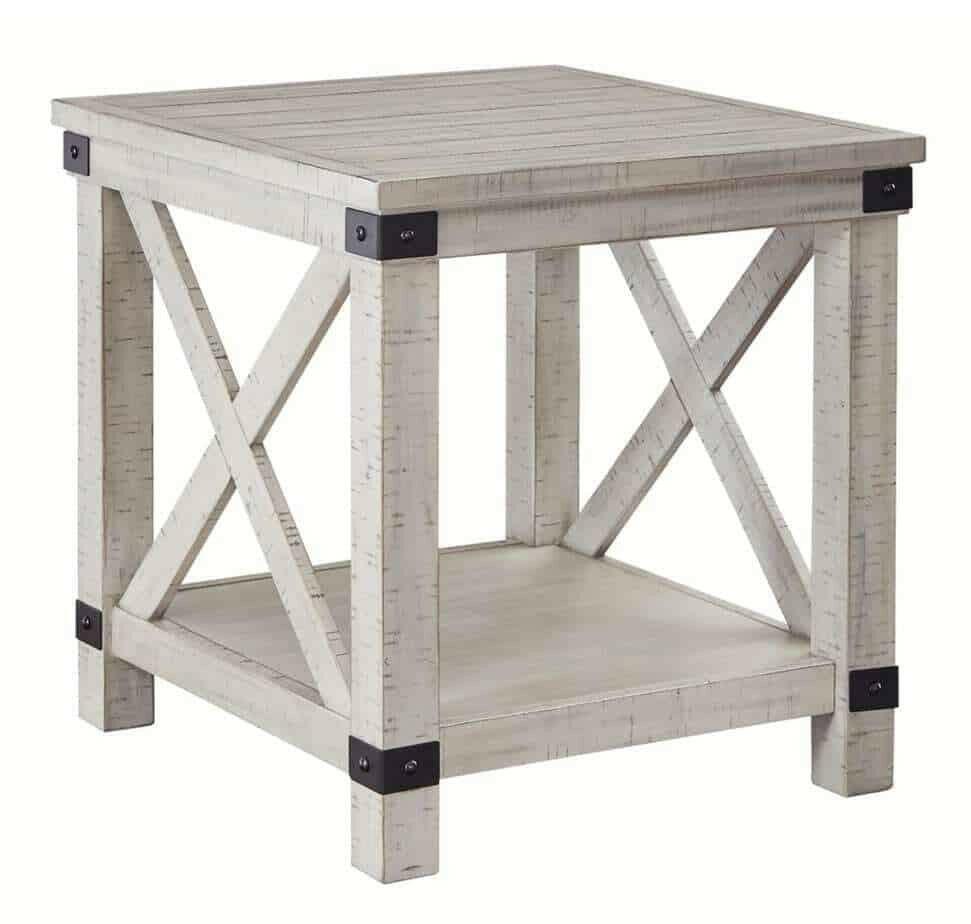 Carynhurst End Table T929 - Modern Side Table with Storage Shelf for Living Room, Bedroom & Office - Perfect for Small Spaces & Home Decor