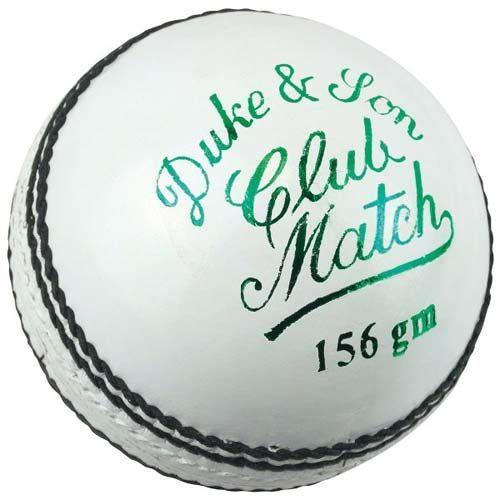 Dukes Club Match Cricket Ball - Official Size & Weight for Professional Matches - Perfect for Club Games, Training, and Competitive Play