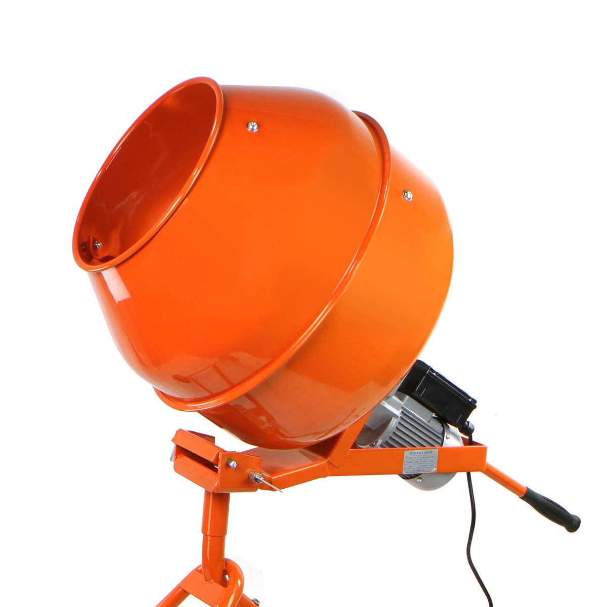 **Stark USA 5.0 Cu. Ft. Electric Cement Mixer – 1/2 HP Portable Concrete Mortar Mixing Machine for Stucco & Barrow – Ideal for DIY Projects, Construction, and Home Renovations**