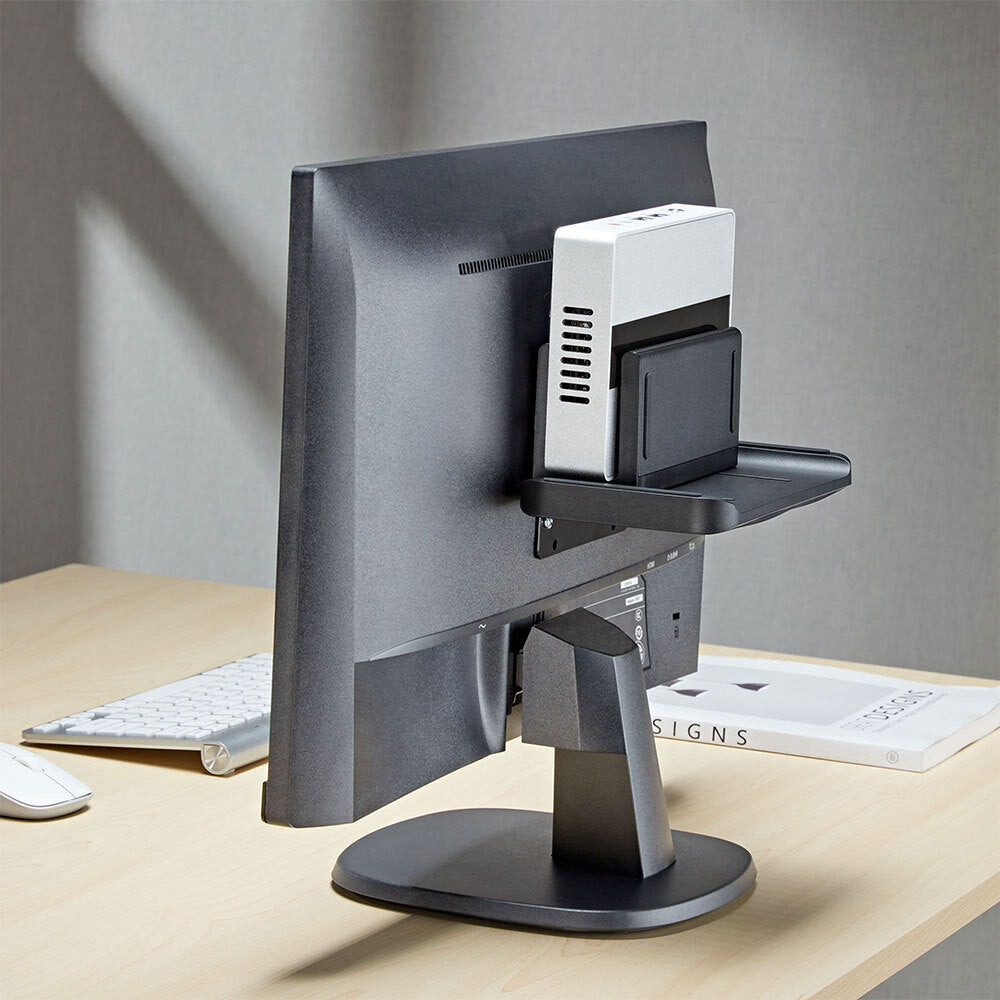 Activiva Multifunctional Thin Client Stand - Compact NUC & Mini PC Holder for Space-Saving Workspace Setup | Home Office, Gaming & Entertainment Use