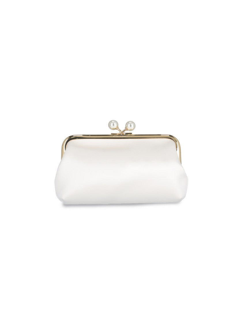 Custom Maud Pearls Pouch - Elegant White Clutch for Women | Perfect for Weddings, Parties & Special Occasions