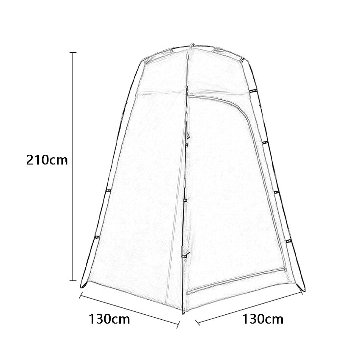 Portable Outdoor Shower Tent & Privacy Changing Room – Instant Setup Camping Toilet Tent with Rain Protection for Beach, Hiking & Backpacking | Perfect for Camping, Beach Trips & Outdoor Adventures