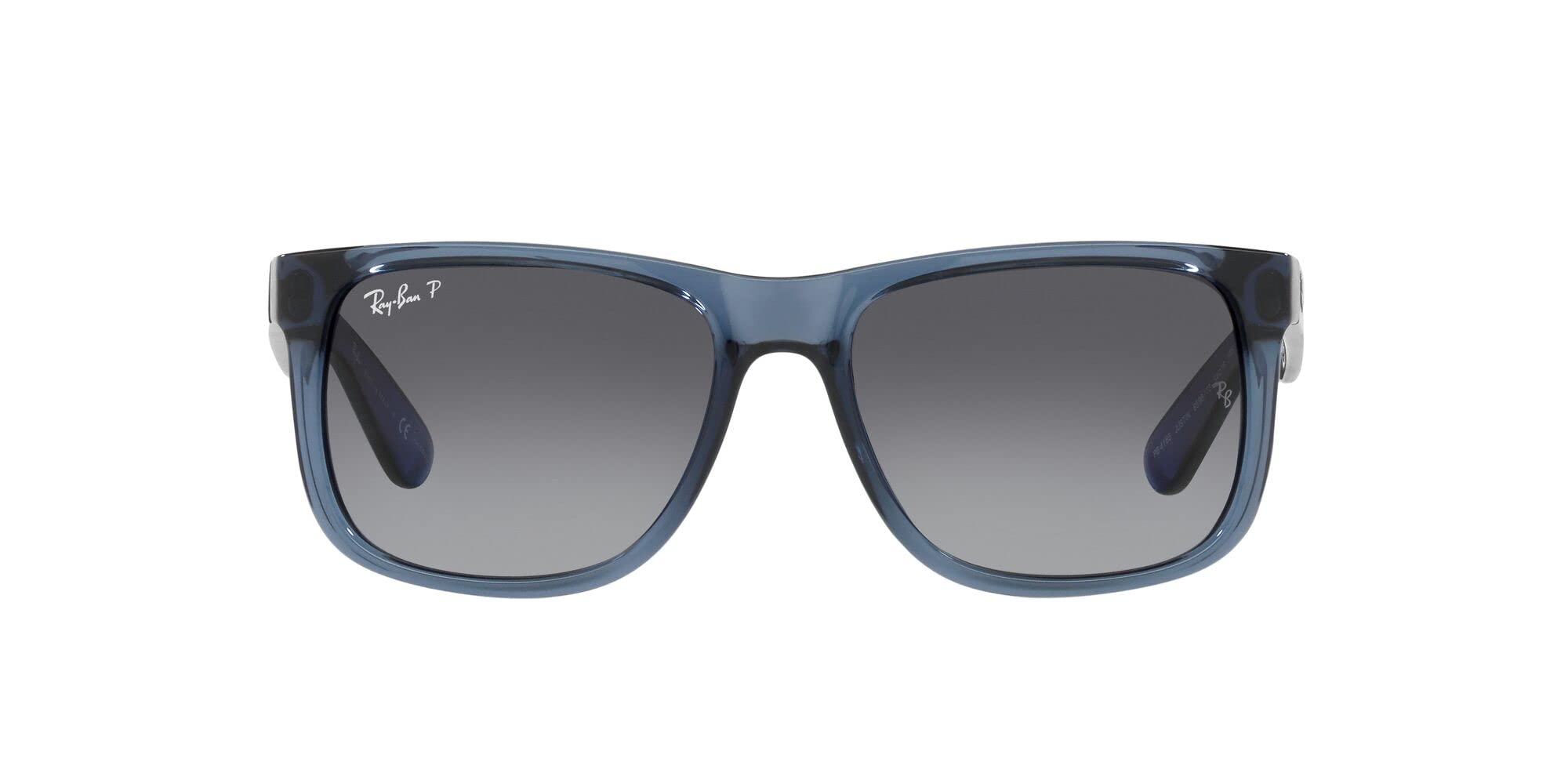 Ray-Ban RB4165 Justin Rectangular Sunglasses - Classic Polarized UV Protection for Men & Women | Perfect for Driving, Beach & Outdoor Activities