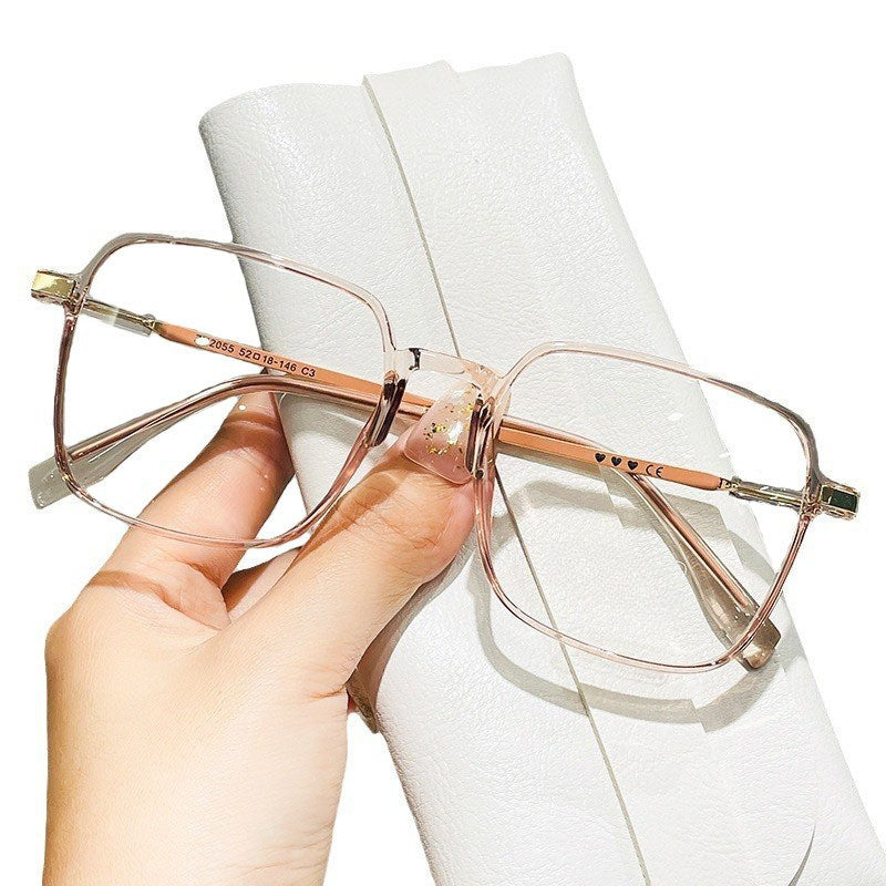Square Metal Glasses - Modern Minimalist Eyewear for Men & Women | Lightweight Durable Frame for Reading, Driving & Fashion Accessories