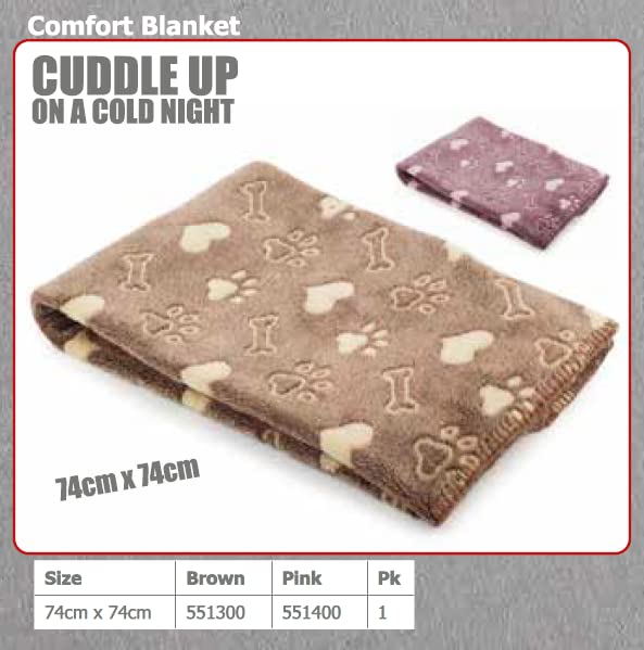 Cozy Pet Blanket for Dogs & Cats - Sleepy Paws Comfort (Brown) - Perfect for Beds & Travel
