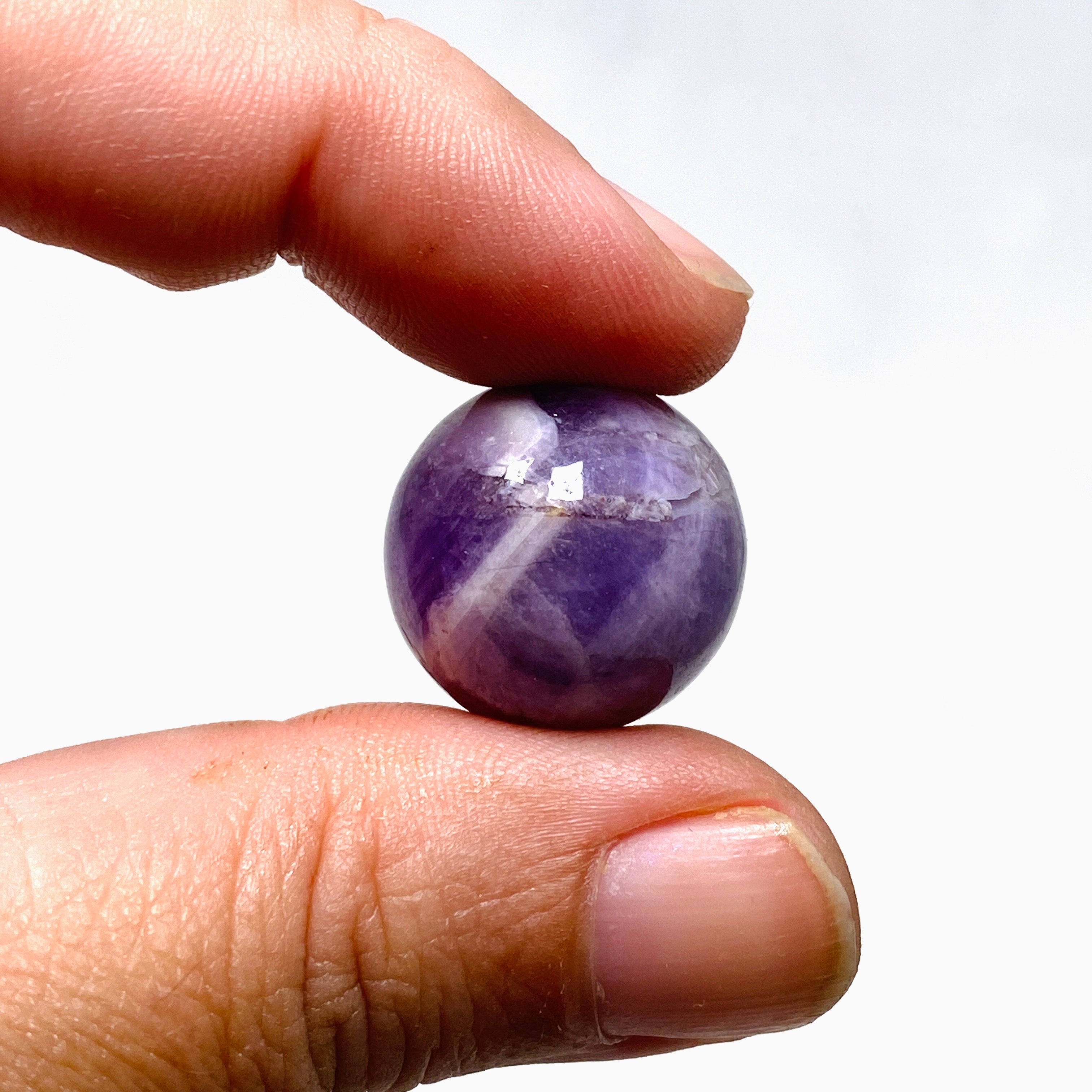 20mm-30mm Mini Spheres Assorted Gemstone Beads for Jewelry Making, DIY Crafts, and Home Decor - Natural Healing Stones for Meditation & Gifts