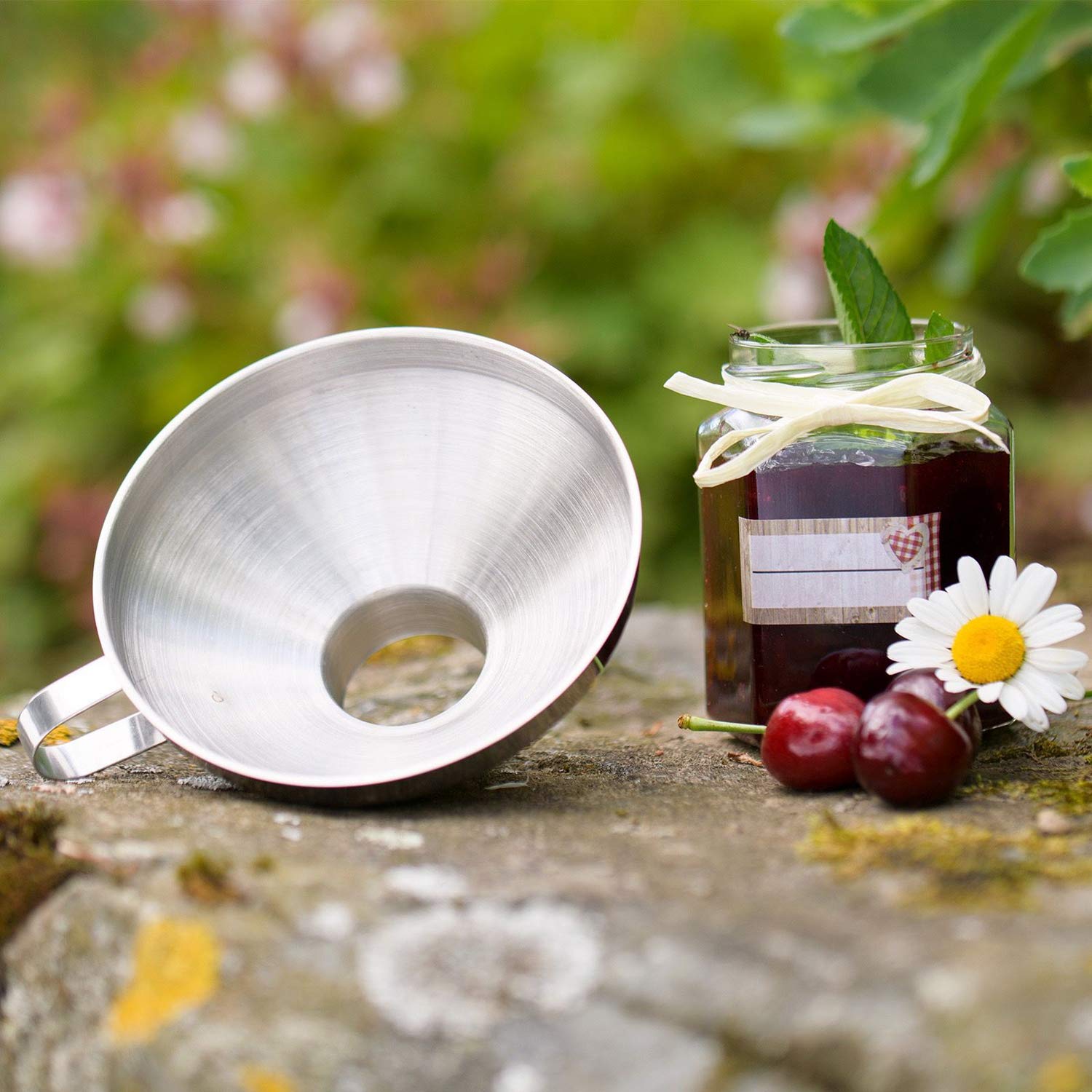 Westmark 12442270 Stainless Steel Preserve Funnel - Classic Kitchen Tool for Canning, Jams, and Homemade Preserves