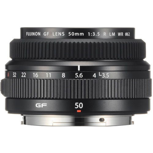 FUJIFILM GF 50mm f/3.5 R LM WR GFX Lens - Compact Medium Format Prime Lens for Portraits & Street Photography | Perfect for Fujifilm GFX Cameras