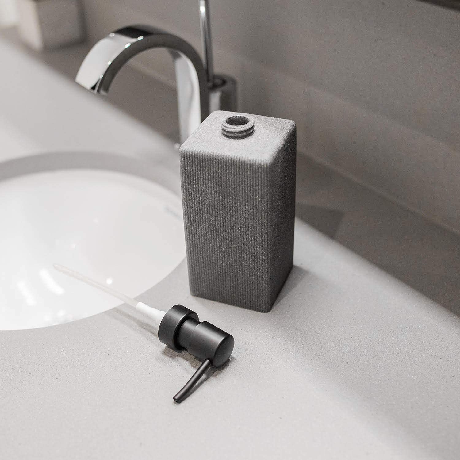 Modern Tall Soap Dispenser for Bathroom & Kitchen - 8
