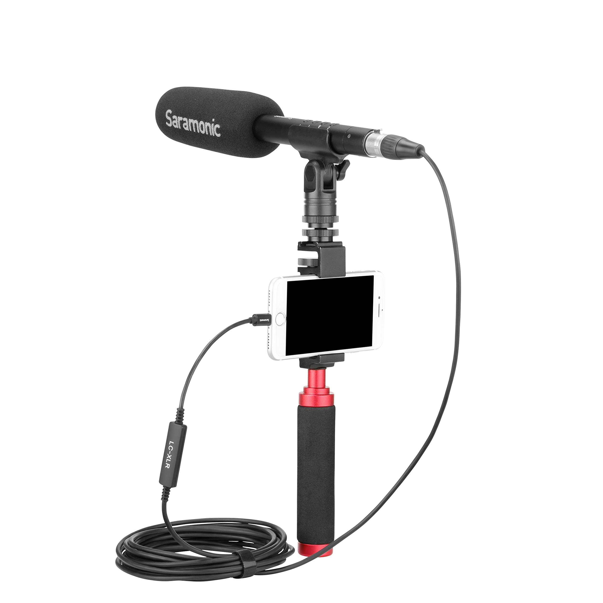 Saramonic LC-XLR XLR Female to Apple Lightning Microphone Cable for iPhone & iPad - Professional Audio Interface for Podcasting, Vlogging & Live Streaming