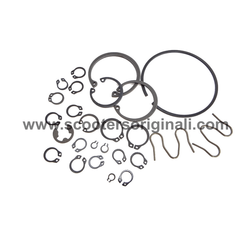 Lambretta Engine & Frame Circlip Set for All Series 1, 2, 3, GP & DL Scooters | High-Quality Replacement Parts | Perfect for Scooter Maintenance & Restoration Projects