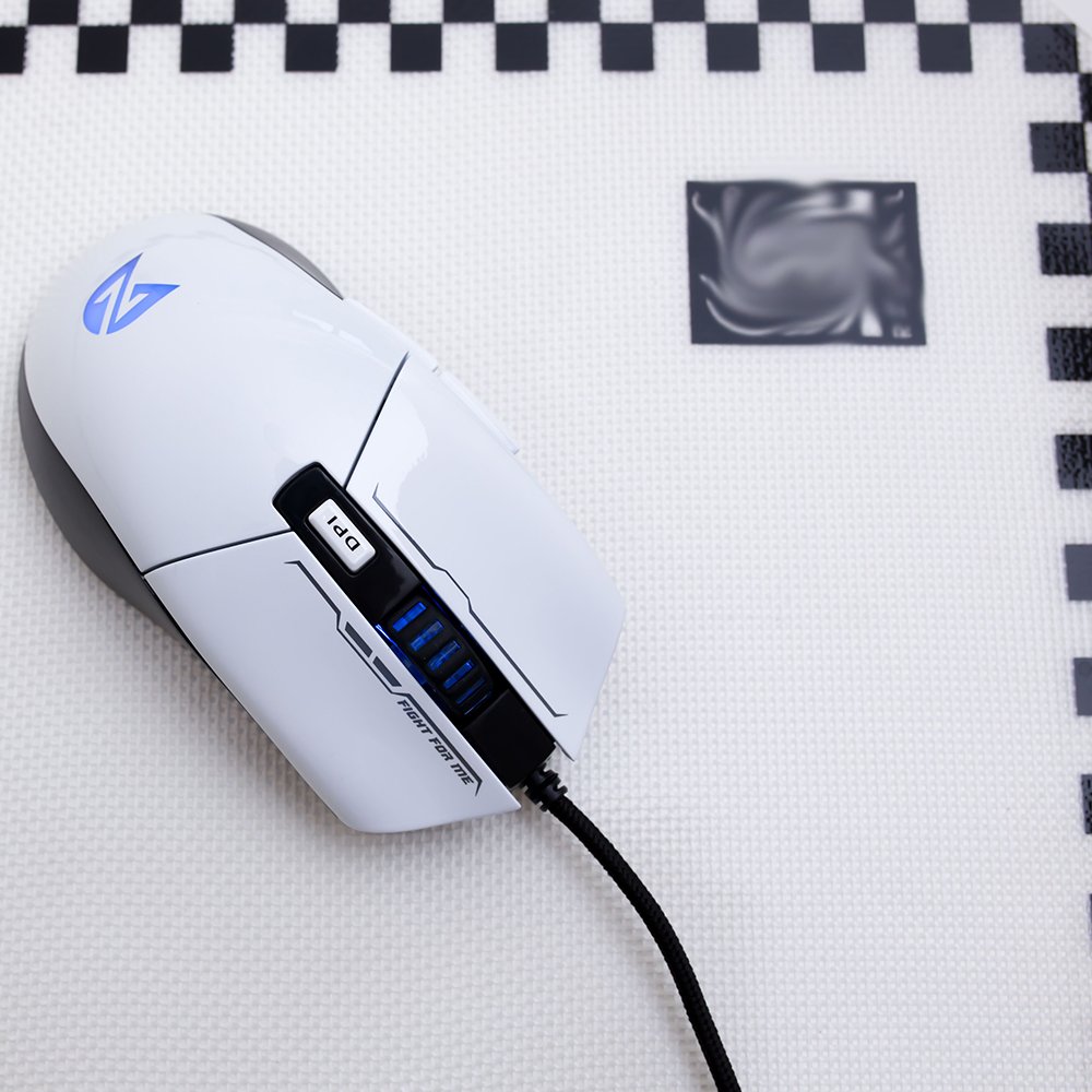 ZD-X 3200DPI Wired Gaming Mouse for PC & Mac - RGB Breathing Light, 6 Programmable Buttons - Perfect for FPS, MOBA & Esports Gaming